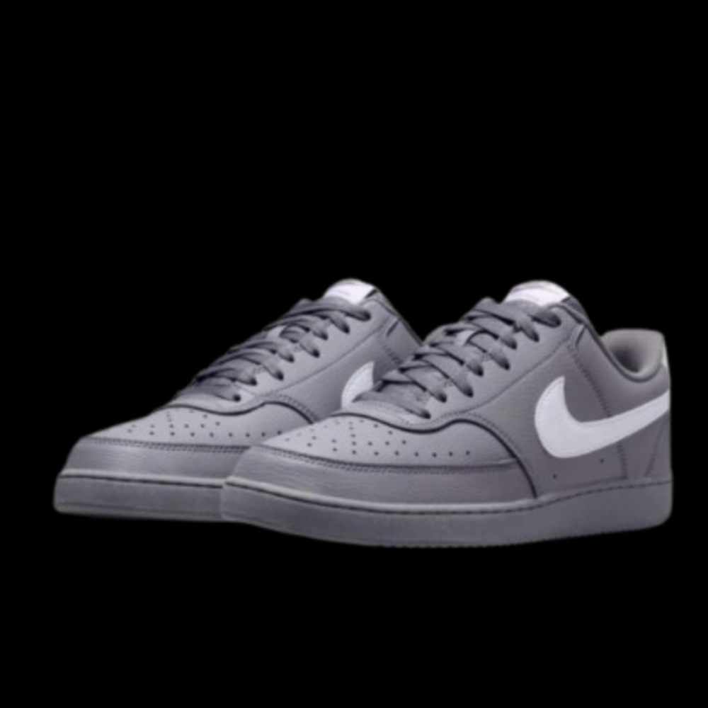 Nike Court Vision Low Mens Size 9.5 Pencil Point Grey White
